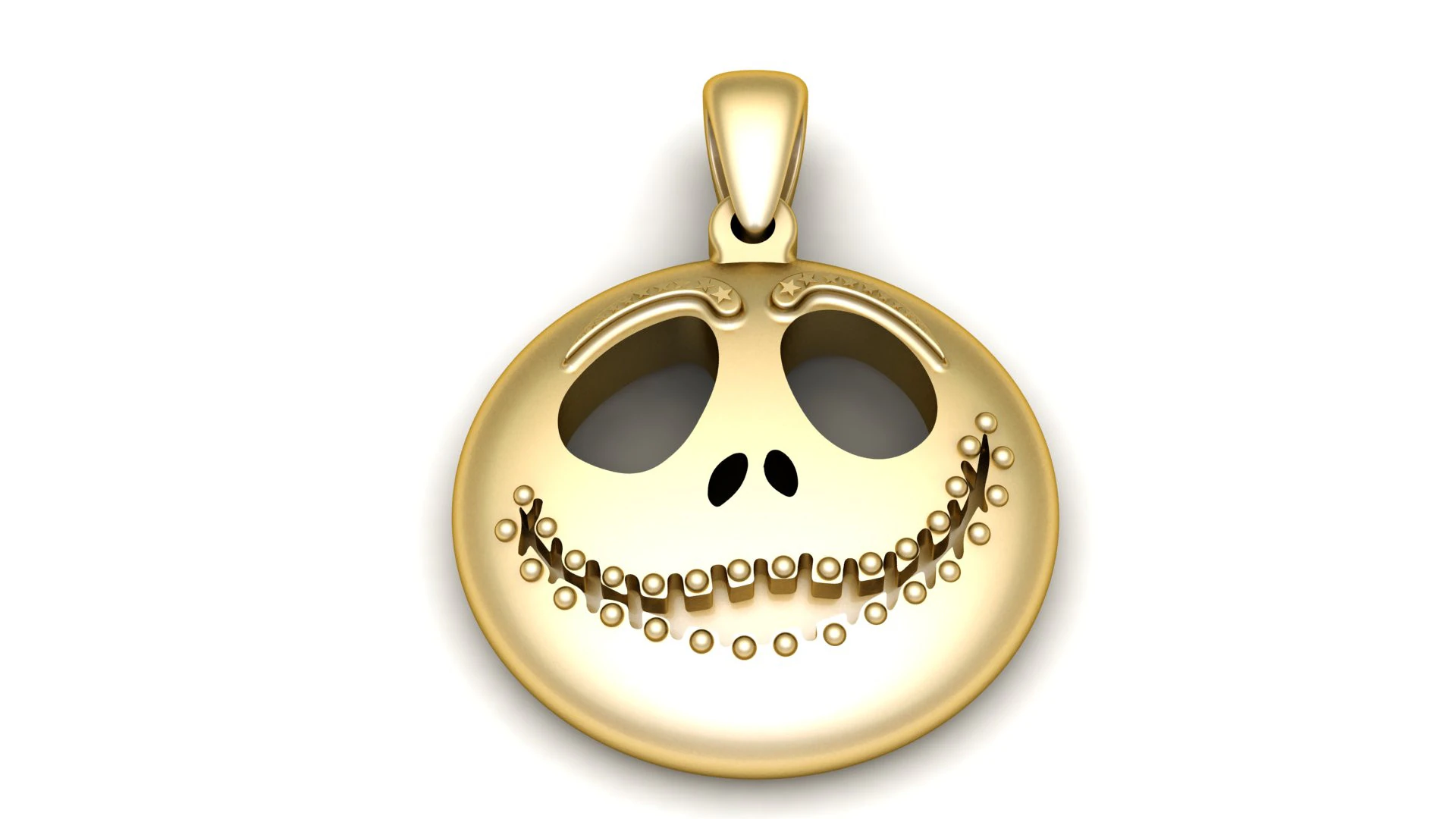 Pumpkin Face Pendant 3D Printable Model 3D Print Model .c4d .max .obj .3ds .fbx .stl .blend 