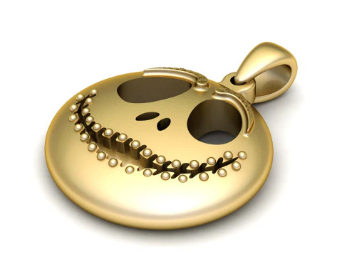 Pumpkin Face Pendant 3D Printable Model 3D Print Model