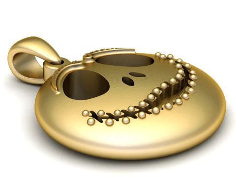 Pumpkin Face Pendant 3D Printable Model 3D Print Model