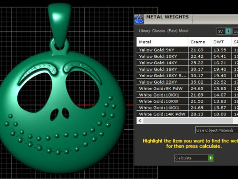 Pumpkin Face Pendant 3D Printable Model 3D Print Model