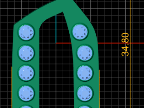 알파벳 O 펜던트 3D 인쇄 가능한 모델 3D 프린트 모델
