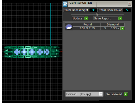 गोल्डन डायमंड बैंड रिंग 3डी प्रिंट करने योग्य मॉडल 3D प्रिंट मॉडल