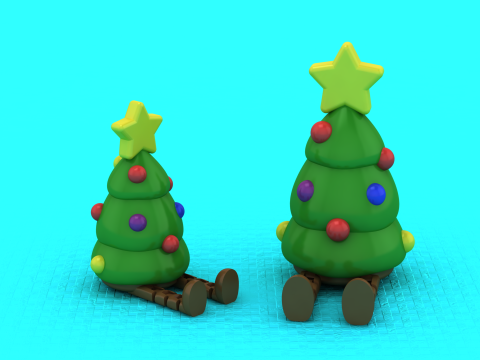 Christmas Tree Toy 3D Printable Model 3D Print Model