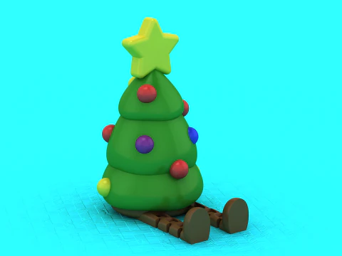 Christmas Tree Toy 3D Printable Model 3D Print Model