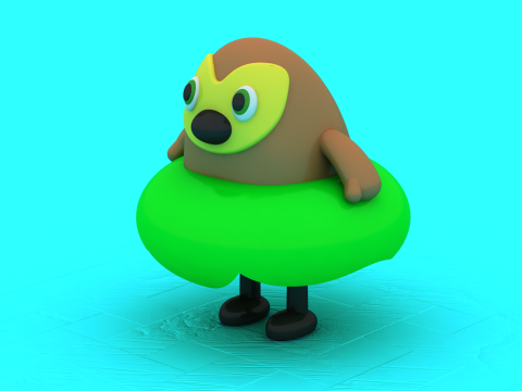 かわいい卵のおもちゃ 3D 印刷可能モデル 3Dプリントモデル