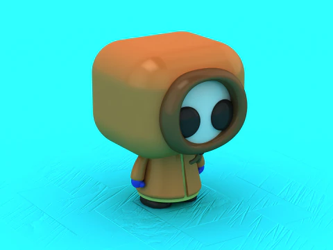 Hooded Park Style Vinyl Toy Figure Collectible 3D Printable Model 3D Print Model