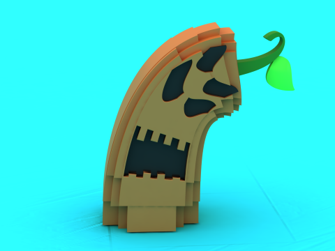 Spooky Halloween Monster Toy 3D Printable Character Figure 3D Print Model