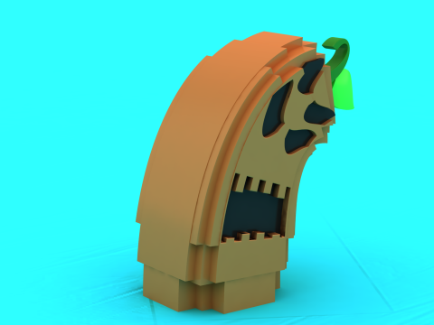 Spooky Halloween Monster Toy 3D Printable Character Figure 3D Print Model