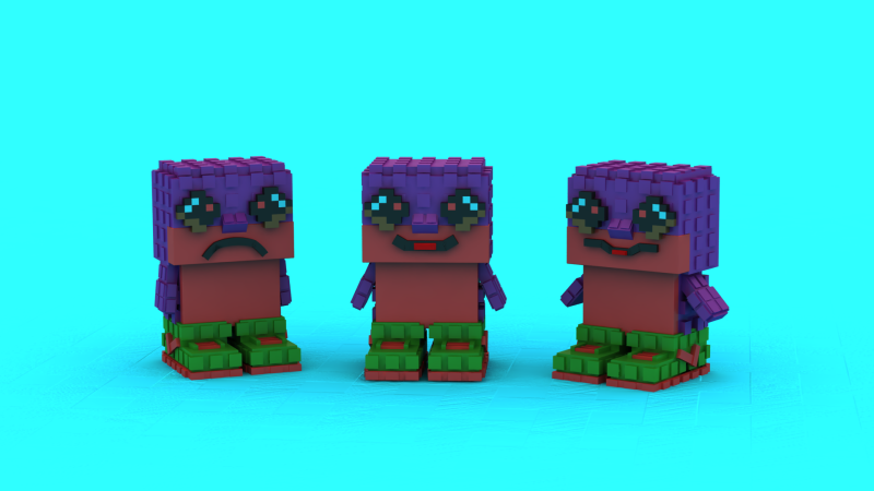 Cute Creature Toy 3D Printable Model 3D Print Model .c4d .max .obj .3ds .fbx .stl .blend 