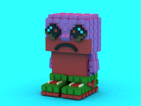 Cute Creature Toy 3D Printable Model 3D Print Model