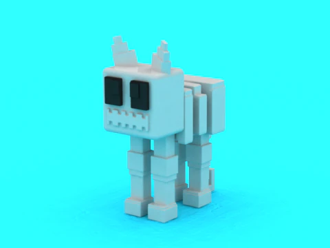Cute Cat Toy 3D Printable Model 3D Print Model