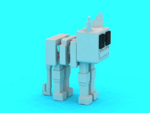 Cute Cat Toy 3D Printable Model 3D Print Model