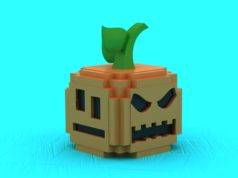 Злая игрушка-тыква 3D модель для печати 3D Принт Модель