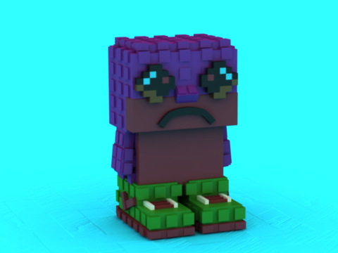 Triest wezen speelgoed 3D afdrukbaar model 3D printmodel