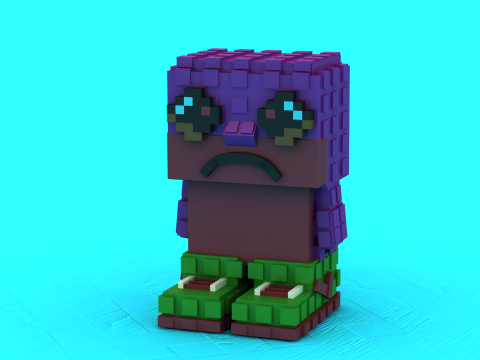 Triest wezen speelgoed 3D afdrukbaar model 3D printmodel