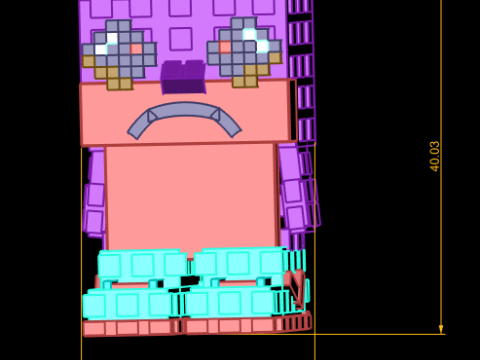 Triest wezen speelgoed 3D afdrukbaar model 3D printmodel