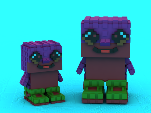 Model do druku 3D uśmiechniętego stworzenia Model do druku 3D