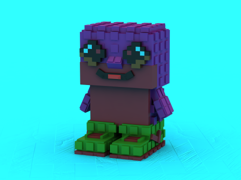 笑顔の生き物のおもちゃ 3D 印刷可能モデル 3Dプリントモデル