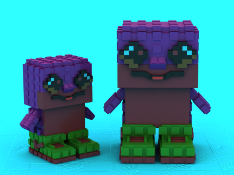 Lego Karakter Oyuncak 3D Yazdırılabilir Model 3D Baskı Modeli