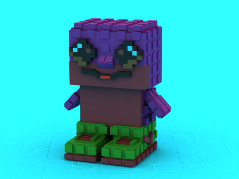 乐高角色玩具 3D 打印模型 3D 打印模型