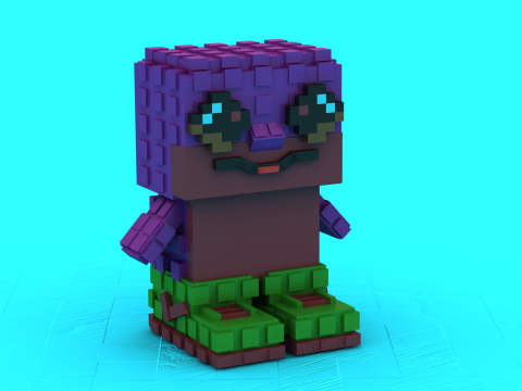 乐高角色玩具 3D 打印模型 3D 打印模型