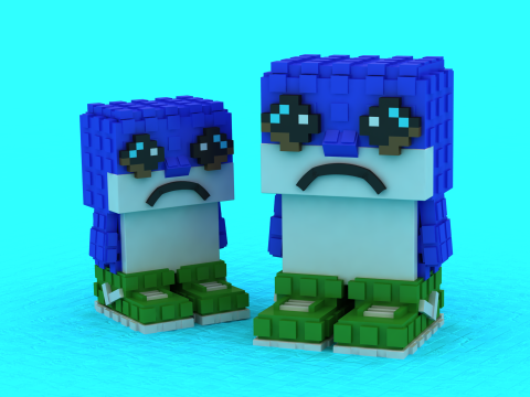 Model do druku 3D płaczącej istoty Model do druku 3D