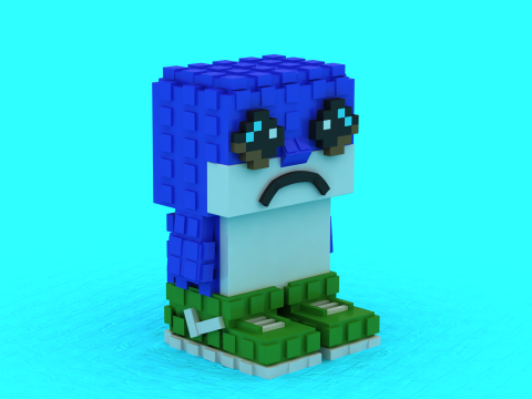 Crying Creature Toy 3D Printable Model 3D Print Model