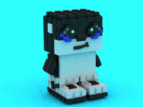 Emotional Penguin Toy 3D Printable Model 3D Print Model