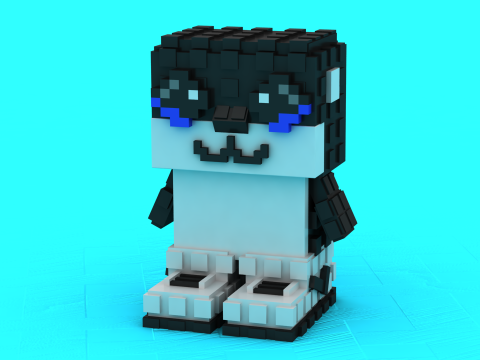 Cute Emotional Penguin Toy 3D Printable Model 3D Print Model