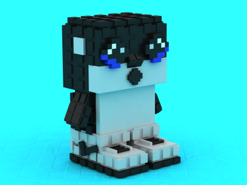 令人震惊的企鹅玩具 3D 打印模型 3D 打印模型