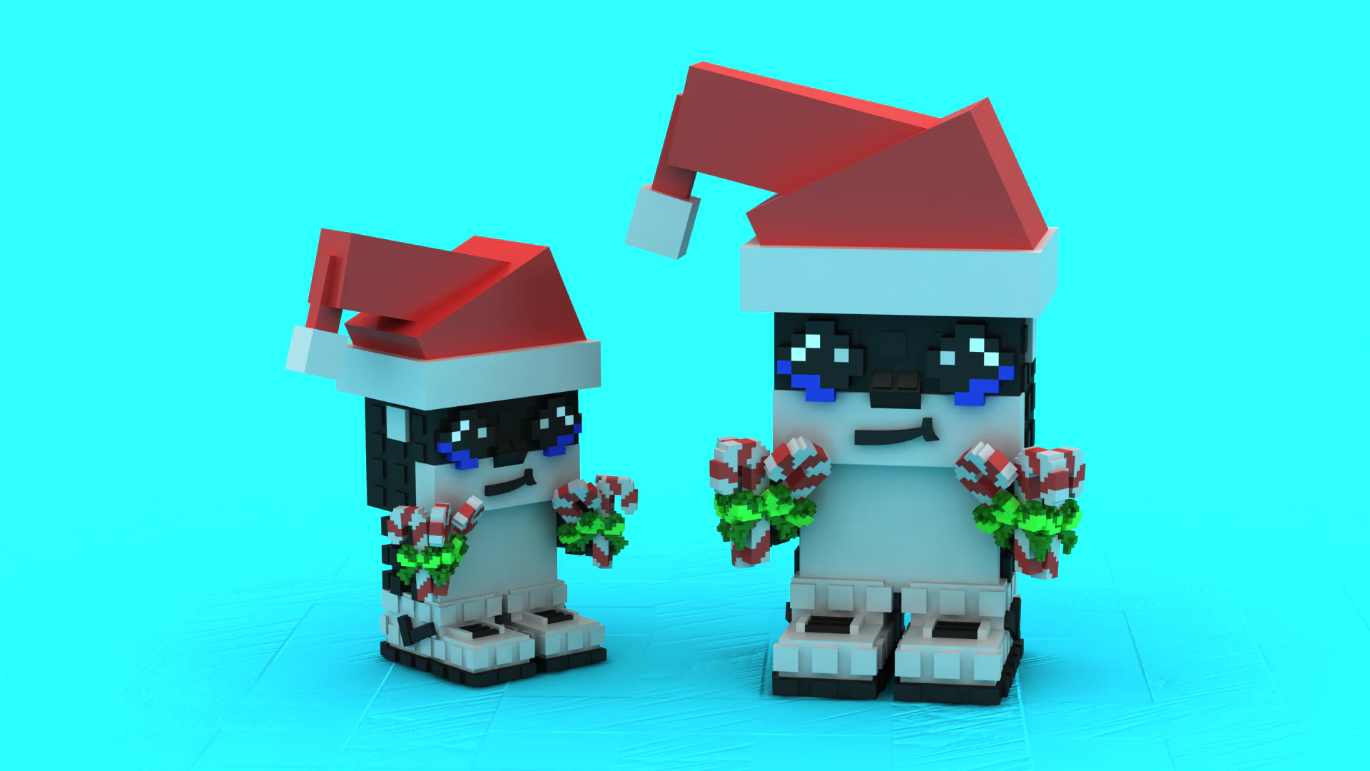 Santa Claus Penguin Toy 3D Printable Model 3D Print Model .c4d .max .obj .3ds .fbx .stl .blend 
