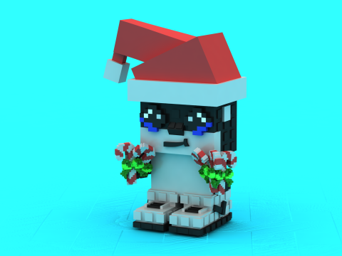 Santa Claus Penguin Toy 3D Printable Model 3D Print Model