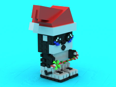 Christmas Penguin Buddy Set 3D Printable Models 3D Print Model