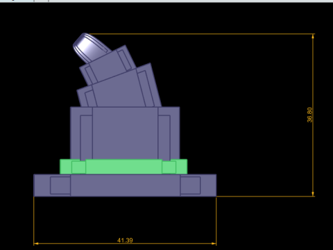 Model Cetak 3D Cyber ​​King Totem Model Cetak 3D