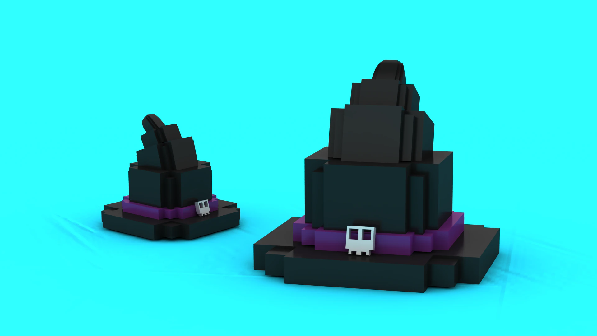 Block Stack Duo Cap Toy 3D Printable Model 3D Print Model .c4d .max .obj .3ds .fbx .stl .blend