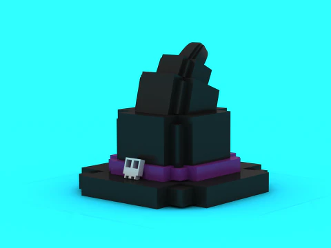 Block Stack Duo Cap Toy 3D Printable Model 3D Print Model