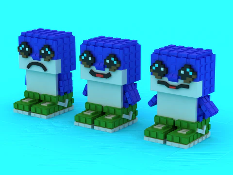 Bitty Friends Toy 3D Printable Model 3D Print Model
