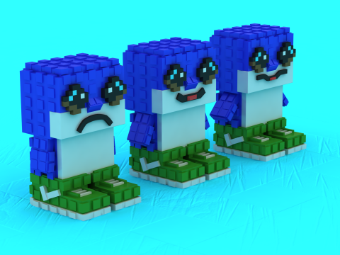 बिट्टी फ्रेंड्स टॉय 3डी प्रिंट करने योग्य मॉडल 3D प्रिंट मॉडल