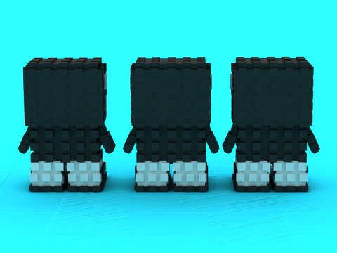 Voxel Critters Toy 3D Printable Model 3D Print Model