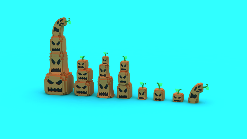 Zabawka Halloween Jacks Model 3D do druku Model do druku 3D .c4d .max .obj .3ds .fbx .stl .blend 