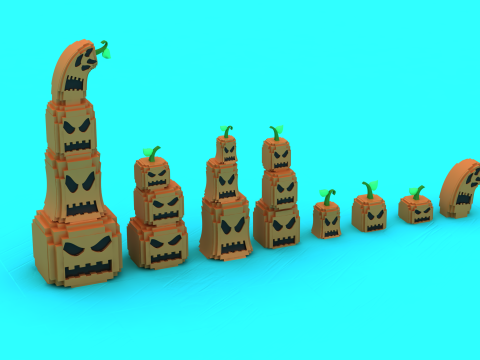 Zabawka Halloween Jacks Model 3D do druku Model do druku 3D