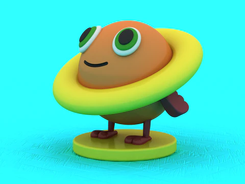 Venus Planet Toy 3D Printable Model 3D Print Model