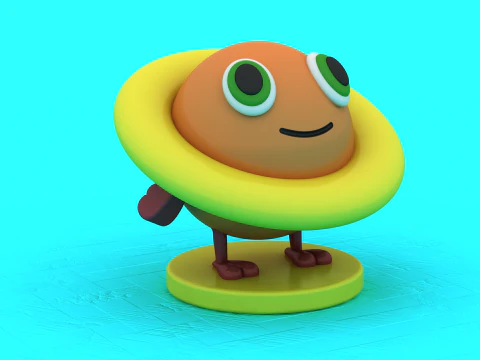 Venus Planet Toy 3D Printable Model 3D Print Model