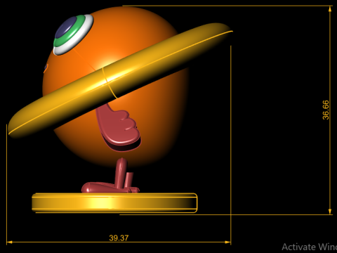 Model planety Venus do druku 3D Model do druku 3D