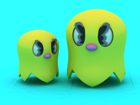 Wütendes Geisterspielzeug 3D-druckbares Modell 3D Druckmodell