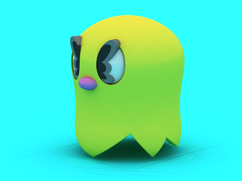 Model zabawki do druku 3D wściekły duch Model do druku 3D