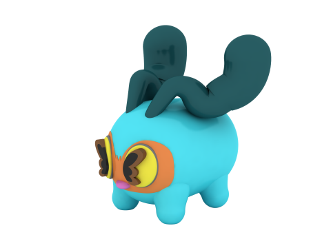 Model królika Kawaii do druku 3D Model do druku 3D