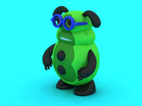 GoggleBugs Toy 3D Printable Model 3D Print Model