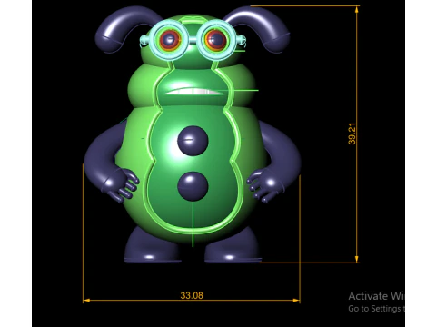 GoggleBugs Toy 3D Printable Model 3D Print Model