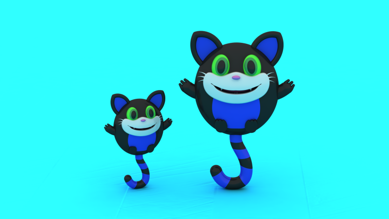 Model do druku 3D zdrowej zabawki dla kota Model do druku 3D .c4d .max .obj .3ds .fbx .stl .blend 